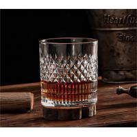 China 335ml Embossed Clear Glass Tumbler Water Cups Classic Daily Use for Whisky and Beverage on sale