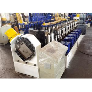 China 100-300mm Width Steel U Purlin Roll Forming Machine With Gear Box Driven System supplier
