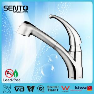 China Sento Stainless Steel Good quality single handle pull out water faucet supplier