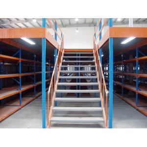 China Double Storey Warehouse Pallet Rack Mezzanine , Cargo Stock Heavy Duty Shelving supplier