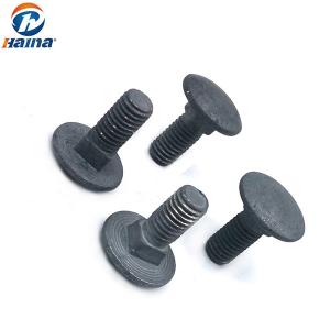 China Carbon Steel 4.8 5.8 6.8 HDG Round Head Square Neck carriage bolts supplier