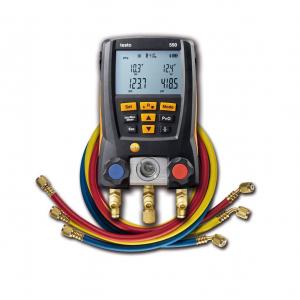 China Electronic Refrigerant Temperature Tester Digital Manifold Kit With Bluetooth Support supplier