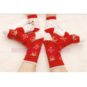 2016 Newest christmas patterned design supersoft baby cotton sock for promotion