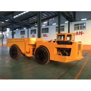 Yellow Heavy Duty Low Profile Dump Truck For Underground Mining