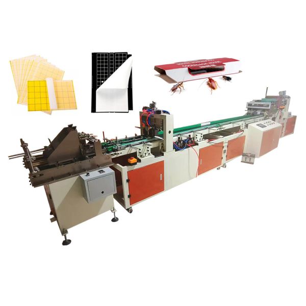 Full Automatic Machine For Producing Insect Glue Trap Pad Cockroach Traps And Release Paper Insect Glue Board Making Machine