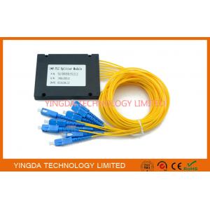 China GPON Single Mode Fiber Optic PLC Splitter 1x 8  ,  PLC Splitter Module SC 1.5M supplier