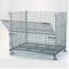 China Warehouse Stackable Pallet Cages Heavy Duty Ganvalnized Zinc Plated Surface wholesale