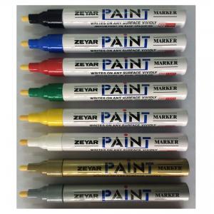 Valve-action Aluminum Barrel Paint Marker with Japanese Acrylic tip and opaque ink