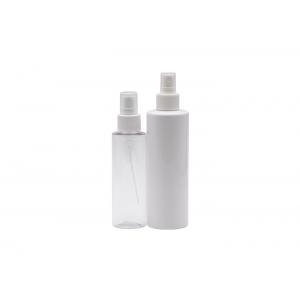 China 50ml Cosmetic Transparent Plastic Spray Bottle White Empty Fine Mist Spray Bottle supplier