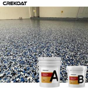 Commercial Epoxy Flake Floor Coating  In Office Retail Store Garage