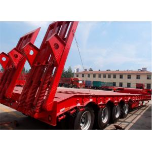 Excavator transport low load trailer  lowboy semi trailers high strength