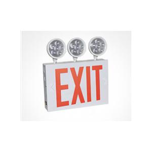 Wall Mounting Approved LED Exit Light White Powder Coated Finish