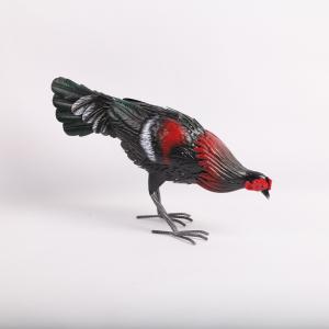 Unique Animal Garden Ornament Weatherproof Metal Chicken Ornaments