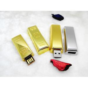 China Metal 2.0 Gold Bar USB Fast Reading And Writing Speed 64GB 128GB supplier