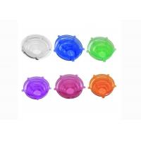 China Stretchable Silicone Bowl Covers Tear Resistance Silicone Vegetable Covers on sale