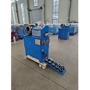 China High Efficiency Hydraulic Hose Crimping Machine with 26Mpa/31.5Mpa System Pressure and 10 Sets of Dies for 6-51mm Crimping Range wholesale