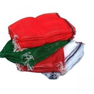 China Customized Size HDPE Mesh Bag for Vegetable and Fruit PE Raschel Net Potato Bag 50kg supplier