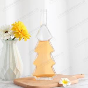 200ml Clear Aroma Diffuser Bottles for Christmas Decorations Gin Glass Body Material