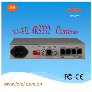 China Interface protocol  converter 4e1 to Eth With one  lan  Protocol Converter supplier