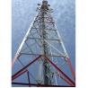 self supporting mobile telecom antenna galvanized steel lattice tower