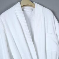 China Hotel Cotton Bathrobe Hypoallergenic and Soft Medium Length Nightgown for Adults on sale
