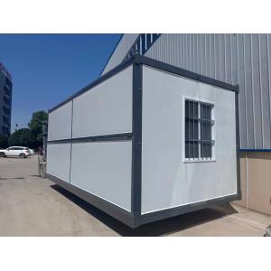 China Flat Pack Foldable Mobile Container House 20ft Mini Prefab Homes Waterproof supplier