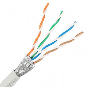 China 26AWG FTP LSZH Cat5e Lan Cable BC Conductor 1000 Feet Multicolor supplier