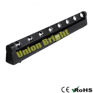 China cool white 90-260V 8x10w Rotation Beam Bar Light Commercial Wall Wash Lighting supplier