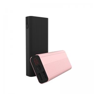 LED Dispay 10000mAh 50mm Portable Dual USB Power Bank