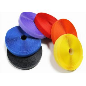 Accessories Nylon Velcro Fastening Tape / Colored Hook And Loop Velcro Rolls