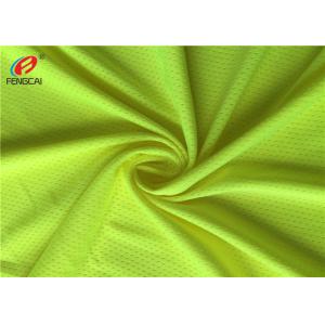 Polyester Spandex Stretch Mesh Fabric Single Jersey Weft Knitted Fabric