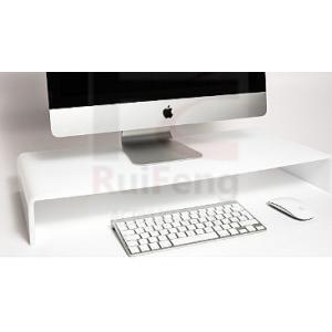 Snow-white acrylic Monitor stand, white acrylic monitor TV screen Riser