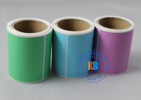 Custom blank thermal transfer printing adhesive colorful paper label roll