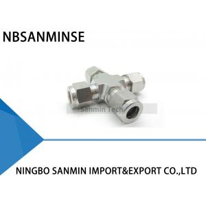 UCR Union Cross Stainless Steel SS316L Tube Fittings Plumbing Fitting Pneumatic Air Fitting High Quality Sanmin