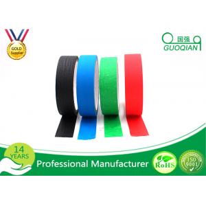 China Heat Resistance No Residue Colored Masking Tape For Wall / Car Painting supplier