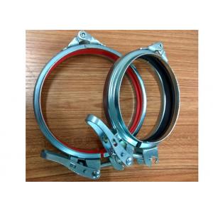 China Adjustable V Band Clamp 3.5 Inch For Industrial Ducting supplier