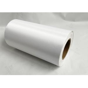 China PET BOPP Film Semi Glossy High Tack Stickers With 60G Glassine Paper Liner supplier