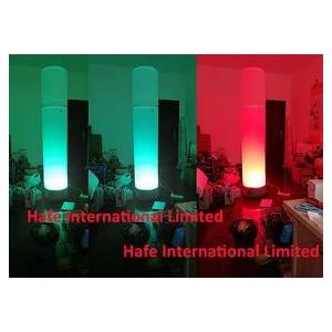 High Illuminate Inflatable LED Lamp Decoration Tower 200W RGB Colorful In Dance Party
