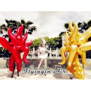 China Customized Party and Stage Decor Inflatable Flame Costumes for Adults supplier