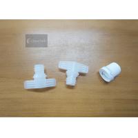 China White Pour Spout Caps For Plastic Pouch Outer Diameter 1.16cm on sale