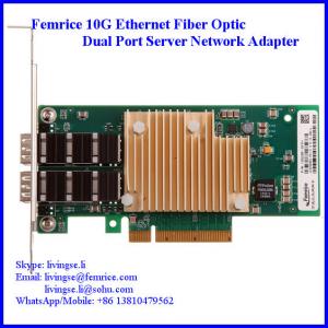 China 10 Gbps Fiber Optical Server NIC, 2 Port Network Server Network Card/ Adapter, Intel X520-SR2 (E10G42BFSR) supplier