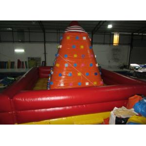 China Attractive Inflatable Climbers For Toddlers , Funny Inflatable Climbing Tower 6 x 6m supplier