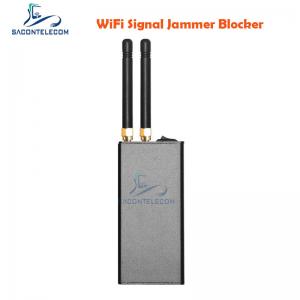China 1200mAh 10m SMD WiFi GPS Signal Jammer 2 Antennas Gps Signal Blocker supplier