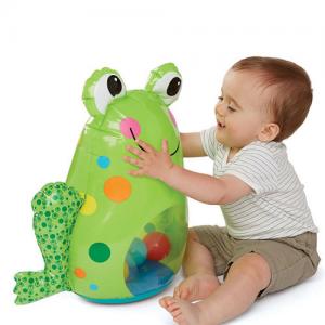 China Inflatable Frog Punching Bag Toy for kids supplier