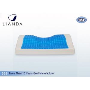 China High Density Cooling gel memory foam pillow for summer good sleep supplier