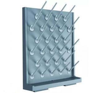 Single Face Plastic Stainless Steel Lab Drying Rack Laboratory Accessories