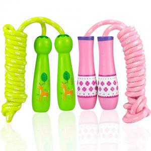 New Hot Sales Children Kids Sports Adjustable Cotton Skipping Jump Rope