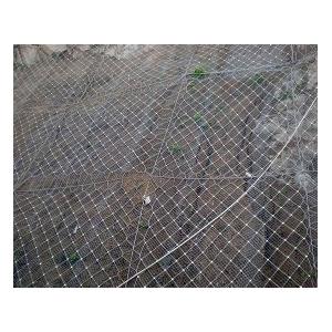 Flexible Protection Wire Mesh , Stainless Steel Wire Mesh Netting For Slope