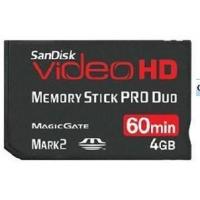 USB Flash Drive - Style Glow SanDisk Video HD Memory Stick PRO Duo Card(4GB)