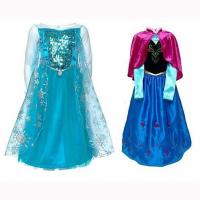 Frozen Elsa costume Anna & Elsa dress cosplay costume in frozen